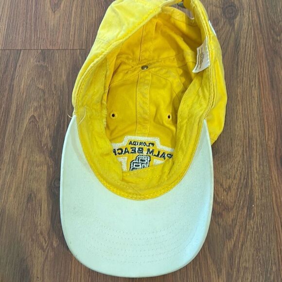 Florida Palm Beach yellow  baseball cap - Picture 4 of 4